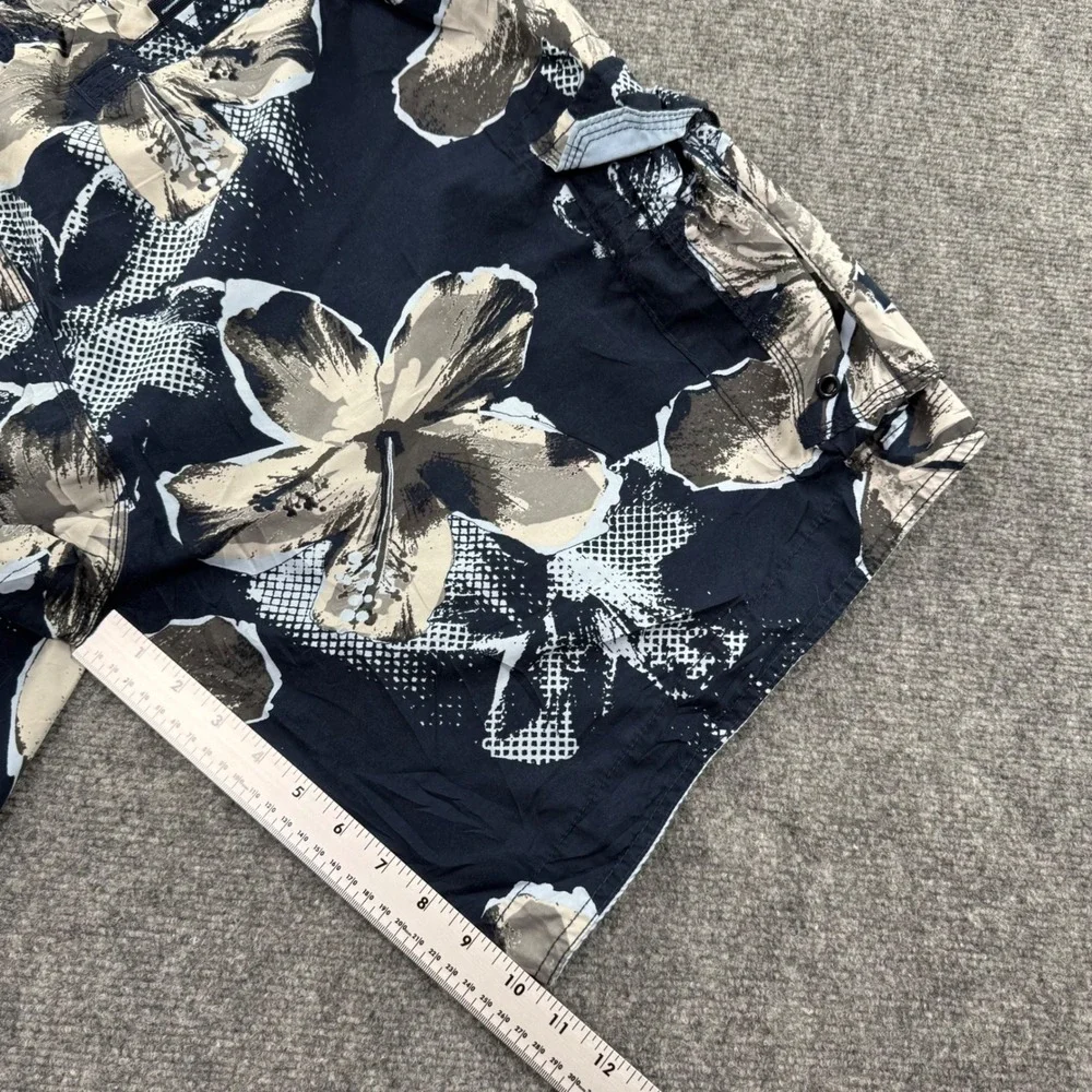 Arizona Swim Trunks XXL Black Floral Cargo Board Shorts Men's